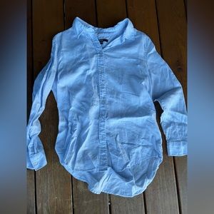Quince light blue linen top m